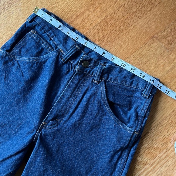 Vintage 70s Saddle King Ranch Jeans High Waisted Jeans Sz 28 x 32 - Picture 11 of 14